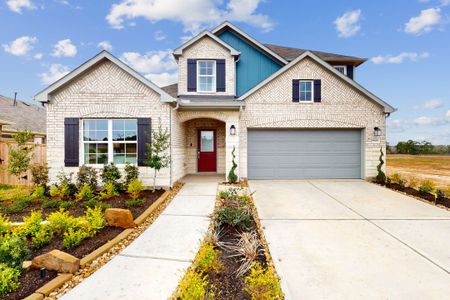 New construction Single-Family house 9908 Cavelier Canyon Ct, Montgomery, TX 77316 plan Barbosa - Smart Series - image