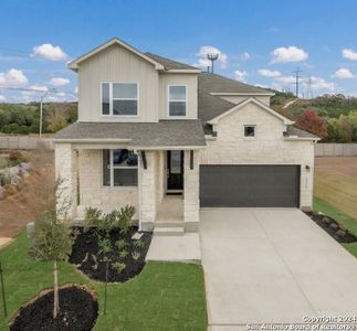 New construction Single-Family house 18406 Rhone River Dr, San Antonio, TX 78256 Quinley- photo 0