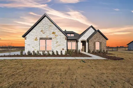 New construction Single-Family house 12420 Hornfels Dr, Krum, TX 76249 plan Bluebonnet SE - image