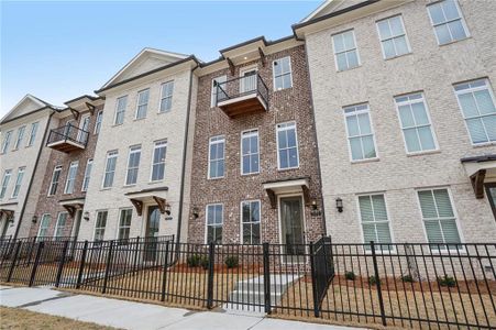 New construction Townhouse house 1019 Crown Oak St, Unit 51, Johns Creek, GA 30022 plan The Benton III - image