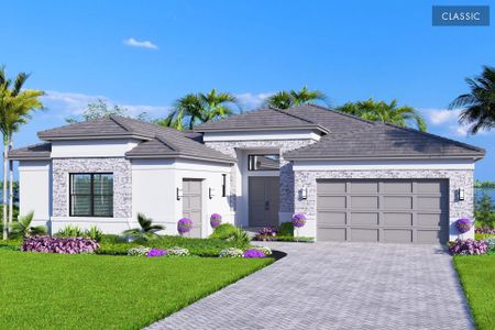 New construction Single-Family house 12320 Sw Calm Pointe Ct, Port St. Lucie, FL 34987 plan Tivoli II - image