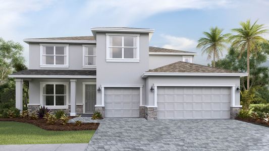 New construction Single-Family house 16921 Barnwood Pl, Lakewood Ranch, FL 34211 plan Jordyn II - Saddlestone - image