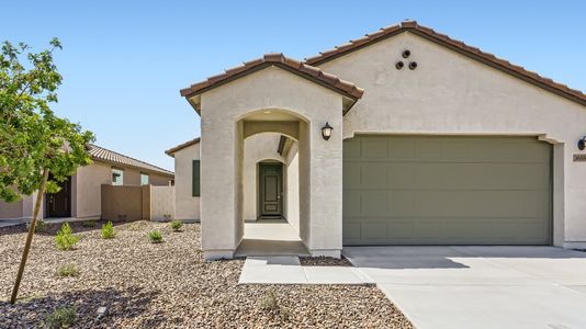 New construction Single-Family house 36620 W Giallo Ln, Maricopa, AZ 85138 Bisbee Plan 3565- photo 0