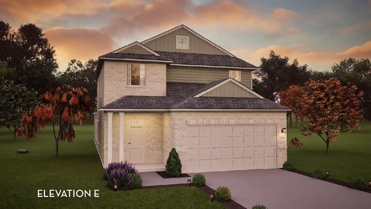 New construction Single-Family house 22239 Blue Crown Dr, Splendora, TX 77372 plan Hickory - image