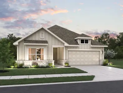 New construction Single-Family house 14743 Lower Pass, San Antonio, TX 78252 plan Makenzie - image