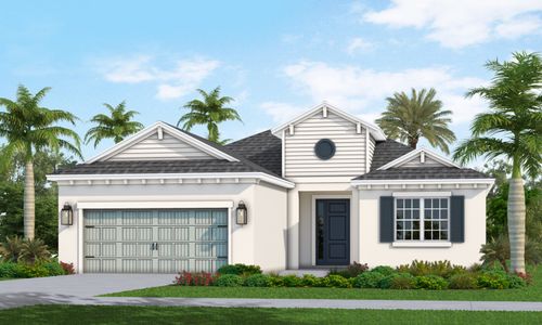 New construction Single-Family house 14406 Skipping Stone Lp, Parrish, FL 34219 plan Harvest 3 - image