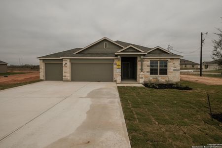 New construction Single-Family house 117 Reno Trail, Floresville, TX 78114 Esparanza- photo 0