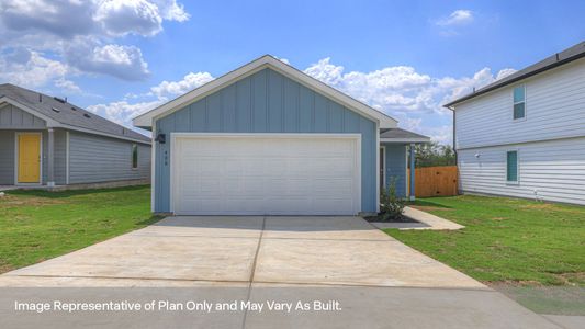 New construction Single-Family house 204 Surrey Oaks, Maxwell, TX 78656 plan The Barton - image