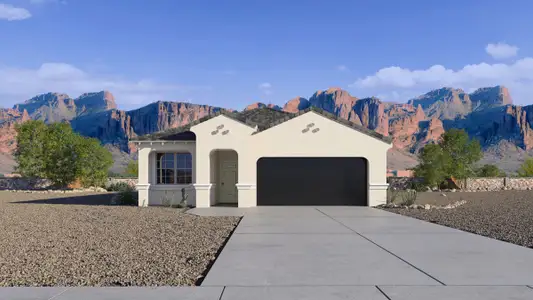 New construction Single-Family house 38195 W Giallo Ln, Maricopa, AZ 85138 plan Gull - image