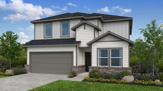 New construction Single-Family house 18130 Prairie Run Ln, Hockley, TX 77447 plan Walnut - image