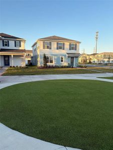 Oversized Corner Lot with Linear Parks and Walking Paths in Front