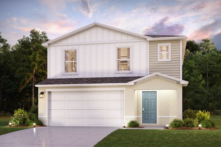 New construction Single-Family house 3213 Warwick Pl, Haines City, FL 33844 plan Lynford - image
