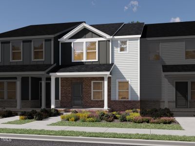 New construction Townhouse house 725 Chandler Stone Dr, Zebulon, NC 27597 plan Thorton - image