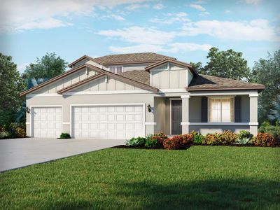 New construction Single-Family house 13847 Richland Gulf Cir, Parrish, FL 34219 Paloma- photo 0