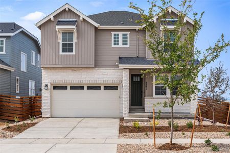 New construction Single-Family house 3391 N Buchanan Way, Aurora, CO 80019 Ridgway- photo 0