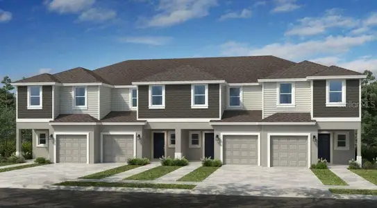 New construction Townhouse house 7605 Waterscape Dr, Groveland, FL 34736 null- photo 0