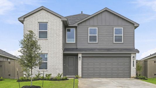 New construction Single-Family house 13929 Viceroy Wy, Splendora, TX 77372 plan Dawson - image