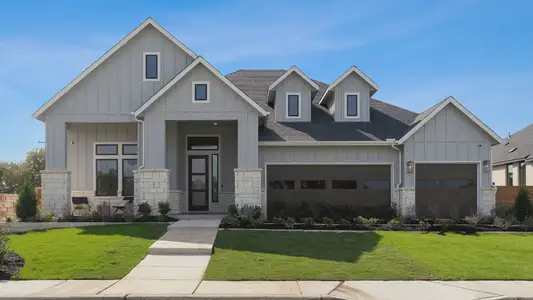 New construction Single-Family house 1001 Painted Horse Dr, Georgetown, TX 78633 plan Kennedy - image