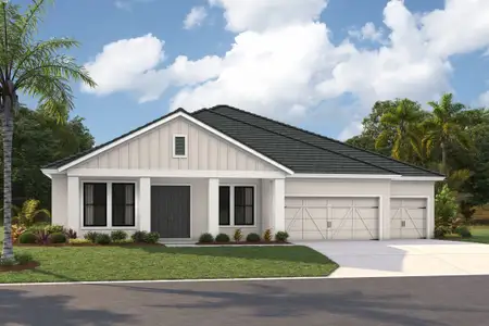 New construction Single-Family house 35072 Big Hawk Dr, Zephyrhills, FL 33541 plan Key Largo I - image
