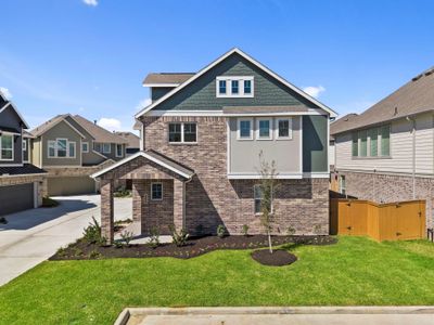 New construction Single-Family house 15835 Invergelder Dr, Humble, TX 77346 plan Storybrooke – Courtyard Collection - image