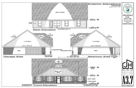 New construction Single-Family house 1004 Leo Lane, Poolville, TX 76487 - photo 0