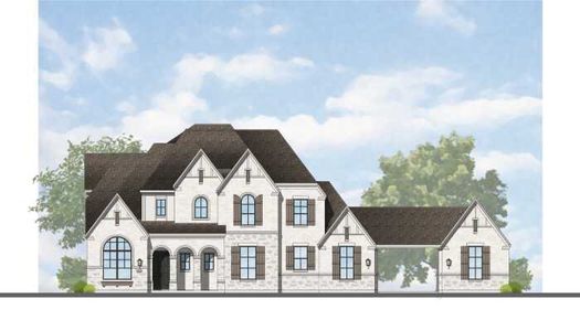New construction Single-Family house 317 Bristol Valley Ct, Heath, TX 75032 plan LivornoGR - image