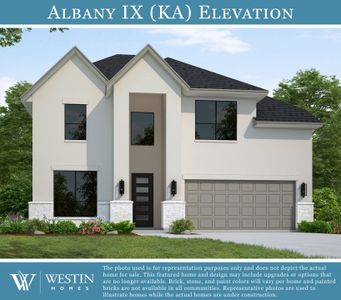 New construction Single-Family house 201 Horsemint Ln, Georgetown, TX 78633 plan The Albany IX - image
