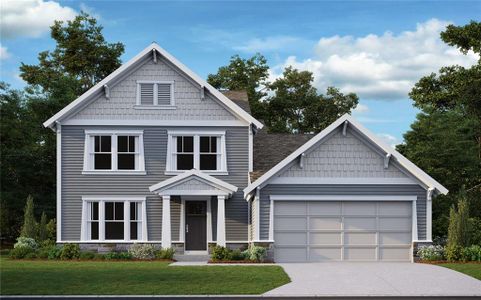 New construction Single-Family house 110 Loon Lake Wy, Hoschton, GA 30548 plan Charles - image