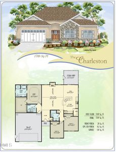 New construction Single-Family house 311 Creeks Edge Dr, Pikeville, NC 27863 - image
