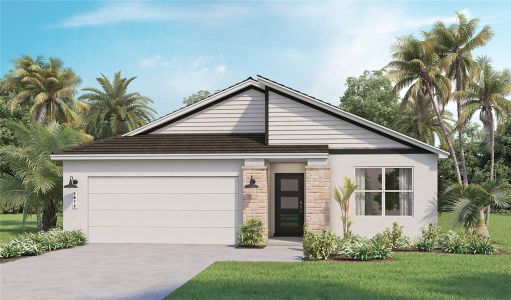 New construction Single-Family house 3919 Malawi Trail, Saint Cloud, FL 34772 Aria- photo 0