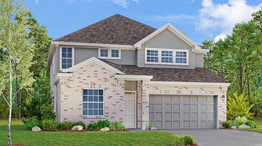 New construction Single-Family house 158 Cibolo Creek Lp, Bastrop, TX 78602 Brock- photo 0