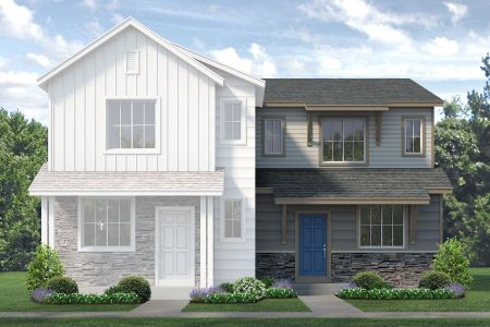 New construction Duplex house 2373 Harlequin Pl, Johnstown, CO 80534 plan Denali - image