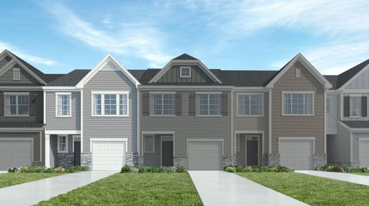 New construction Townhouse house 1813 Caen Street, Raleigh, NC 27610 - photo 0