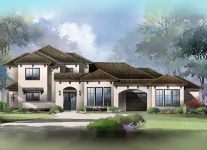 New construction Single-Family house 121 La Ventana Dr, Liberty Hill, TX 78642 plan Palazzo - image