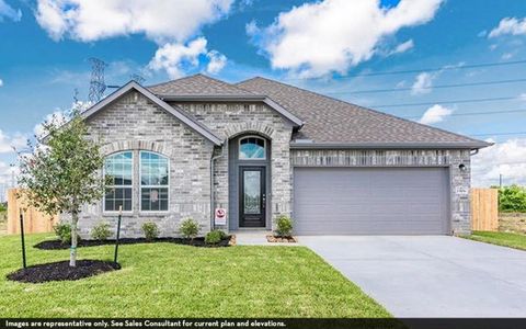 New construction Single-Family house 8911 Rose Jade Dr., Rosharon, TX 77583 Glenwood- photo 0