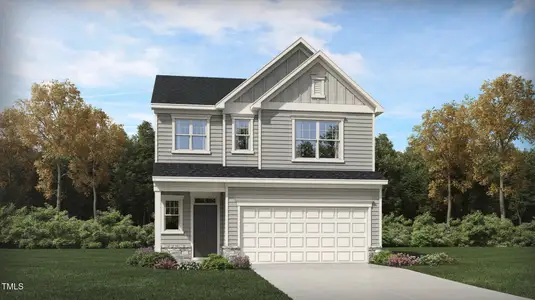 New construction Single-Family house 100 Fishing Pier Wy, Lillington, NC 27546 Davidson- photo 0