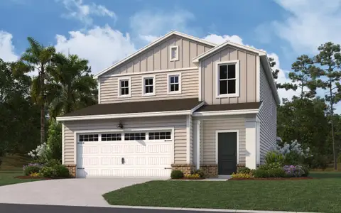 New construction Single-Family house 202 Bircholt Grv, Pooler, GA 31322 plan Thornton - Single Family Homes - image