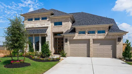 New construction Single-Family house 4731 Cascade Waters Ln, Fulshear, TX 77441 plan 3095W - image