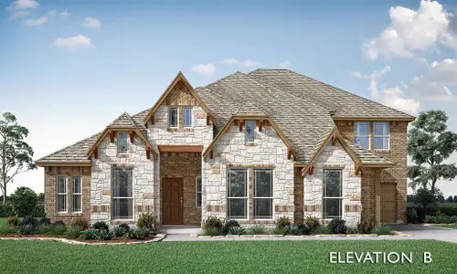 New construction Single-Family house 16413 Boston Ivy Dr, Fort Worth, TX 76247 plan Wildflower Ranch 60-65 - image