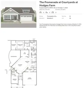 New construction Single-Family house 3060 Five Creek Rd, Unit 34, Charlotte, NC 28213 plan Portico - image