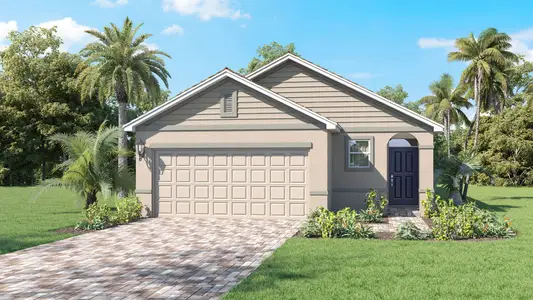 New construction Single-Family house 9661 Venetian Sq, Vero Beach, FL 32966 plan Allex - image