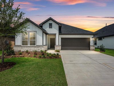 New construction Single-Family house 21722 Redwood Bluff Trl, Cypress, TX 77433 plan Caprock - image