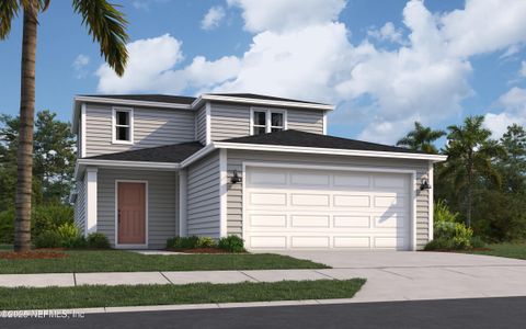 New construction Single-Family house 5287 Sawmill Point Wy, Jacksonville, FL 32210 Redbud- photo 0 0