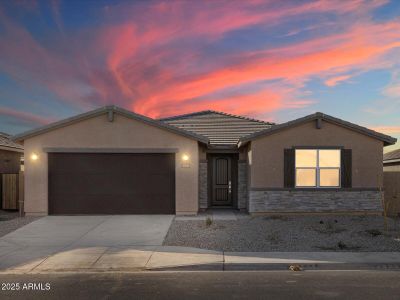 New construction Single-Family house 36993 W La Paz St, Maricopa, AZ 85138 Amber- photo 2 2