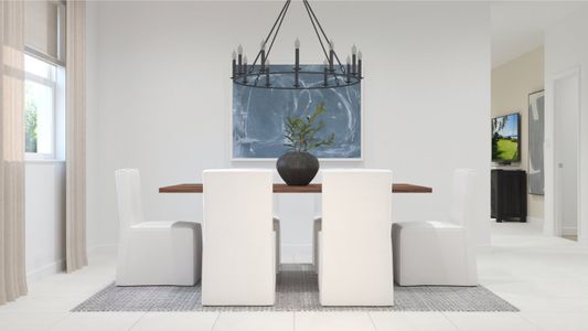 Anchor plan dining room