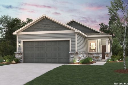 New construction Single-Family house 9930 Chavaneaux Lndg, San Antonio, TX 78221 plan Isabella - 1585 - image