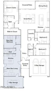 New construction Single-Family house 23134 W Tamarisk Ave, Buckeye, AZ 85326 plan Trillium Plan 4585 - image