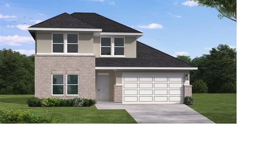 New construction Single-Family house 2425 E Heritage Dr, Dayton, TX 77535 Martin- photo 0