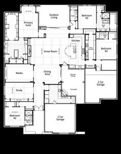 New construction Single-Family house 2320 Sorrelwood Ct, Celina, TX 75009 plan Amalfi - image 4