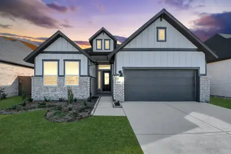 New construction Single-Family house 9514 Chateau Hl, Manvel, TX 77578 plan Summerton 50' Lot - image